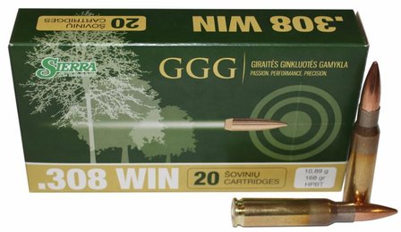 GGG Sierra Match King HPBT 190grn .308Win (20 stuks)