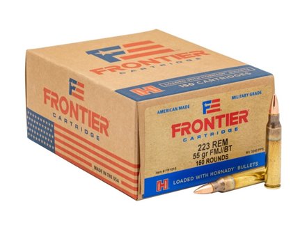 Hornady Frontier FMJ-BT 55grn .223Rem (150 rounds)