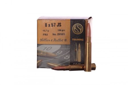 Sellier &amp; Bellot 8x57 JS FMJ 196gr