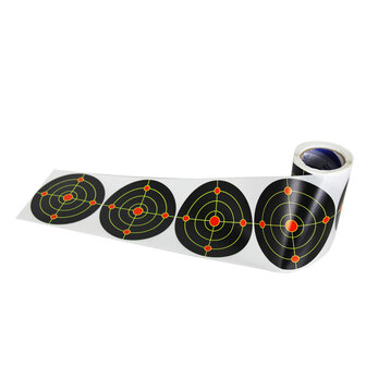 Adhesive Splatter Burst Targets 7inch (100 pcs)