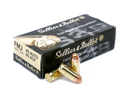 Sellier&amp;Bellot .45 ACP FMJ 230grn (50)