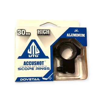 UTG Accushot 30mm High 11mm Scope Rings