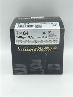 Sellier&amp;Bellot 7x64mm SP 140gr (50)