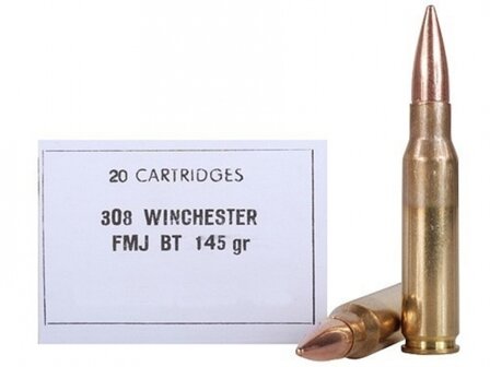 PPU .308Win FMJ 145gr (20 rounds)