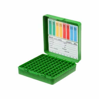 MTM Plastic Ammo Box 100 rounds 9mm/.380