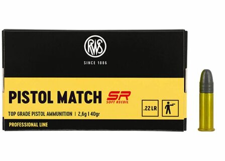 RWS Pistol Match SR .22LR RN (50)