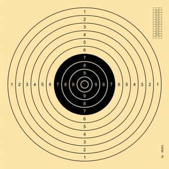 Shooting Target 55x52cm