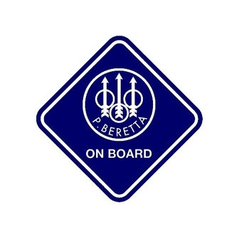 Sticker &quot;Beretta on Board&quot;