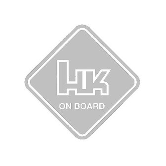 Sticker &quot;H&amp;K on Board&quot;