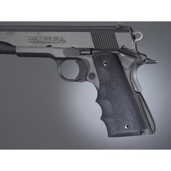 Hogue 1911 Rubber Grips with Finger Grooves