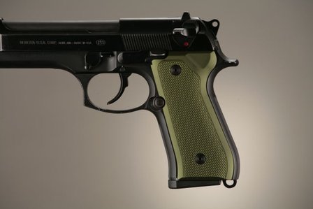 Hogue Checkered Aluminium Grip Beretta 92