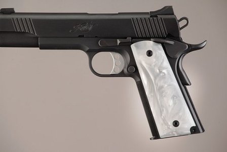 Hogue Parelmoereffect Grips Colt Govt. 1911