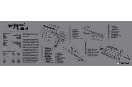 Onderleg Mat AR-15