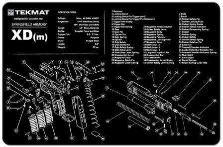 Onderleg Mat Springfield Armory XD-M