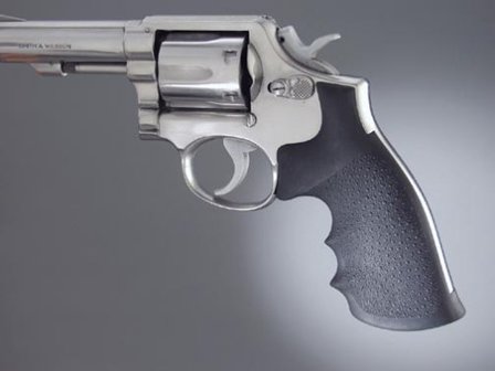 Hogue Rubber Fullsize Grip S&amp;W K/L Frame Revolver