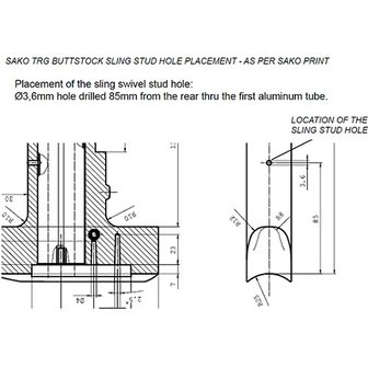 Atlas BT29 Monopod Adapter Sako TRG