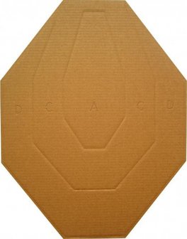 IPSC Cardboard Target 46x58cm