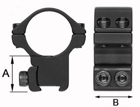 Sportsmatch 34mm Verstelbare Montage Dovetail