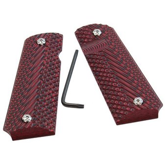 DAA G10 Grips Colt 1911 Red