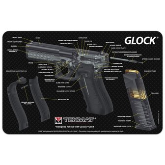 Onderleg Mat Glock - 3D