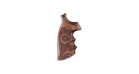 Hogue Laminated Rosewood Conversiongrip Round to Square S&amp;W K/L Frame Revolver
