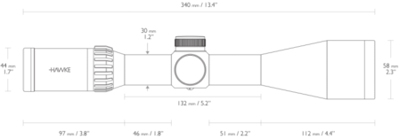 Hawke Endurance 30 2.5-10x50mm