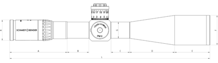 Schmidt &amp; Bender 3-20x50mm PM II / LP / MTC / LT