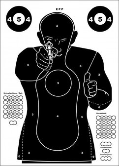 Silhouette Shooting Target EPP (10 pcs)