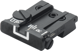 LPA Adjustable Rear Sight Beretta 92F / 98F / M9 / 96