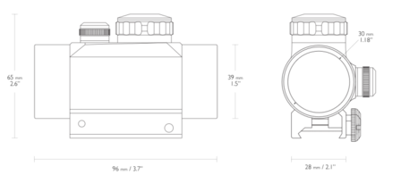 Hawke Red Dot 1x30 5MOA Picatinny
