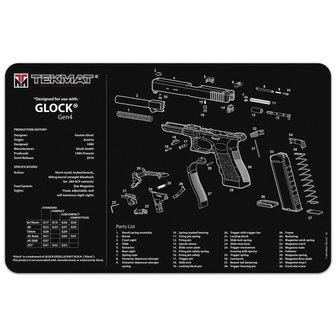 Gun Cleaning &amp; Repair Pad Glock Gen4