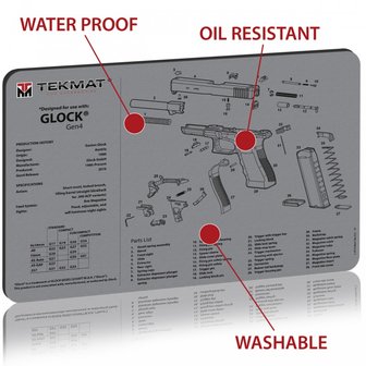 Gun Cleaning &amp; Repair Pad Glock Gen4