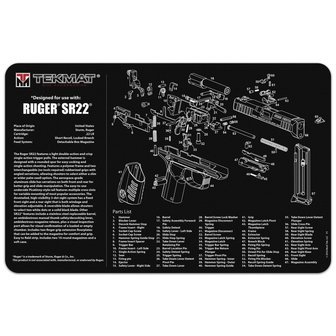 Onderleg Mat Ruger SR22