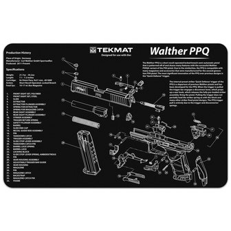 Gun Cleaning &amp; Repair Pad Walther PPQ