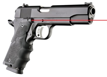 Hogue Rubber Grip met Laser Colt 1911