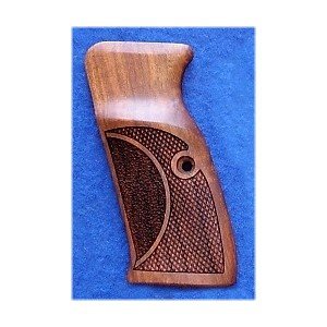 Wooden Divided Checkered Grips CZ 75 / 85