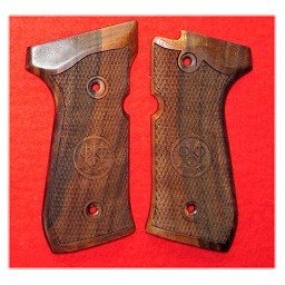 Checkered Houten Grips Beretta 92