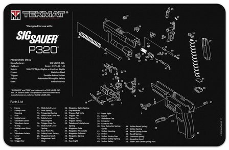 Onderleg Mat Sig Sauer P320