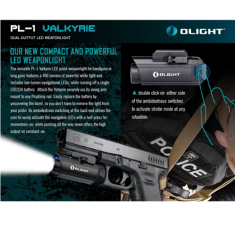 Olight PL-1 II Valkyrie Weaponlight