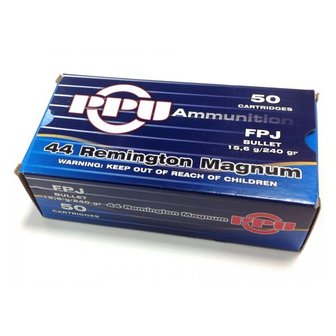 PPU .44 Rem. Magnum FPJ 240grn (50 rounds)