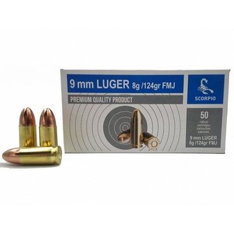 STV 9x19mm FMJ 124gr  (50 rounds)