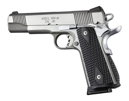 Hogue Magwellgrip + Mainspringhousing G10 Piranha Colt 1911