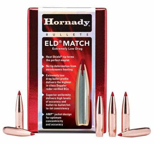 Hornady bullets 30 Cal .308 155gr ELD® Match
