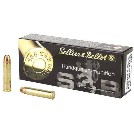 Sellier&Bellot .460 S&W Magnum JHP 255gr (20)