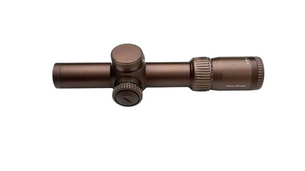 Keck Optics Zenith 1-10x28mm FFP Rose Bronze (34mm)