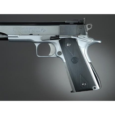 Hogue 1911 Rubber Grips Checkered