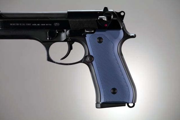 Hogue Checkered Aluminium Grip Beretta 92