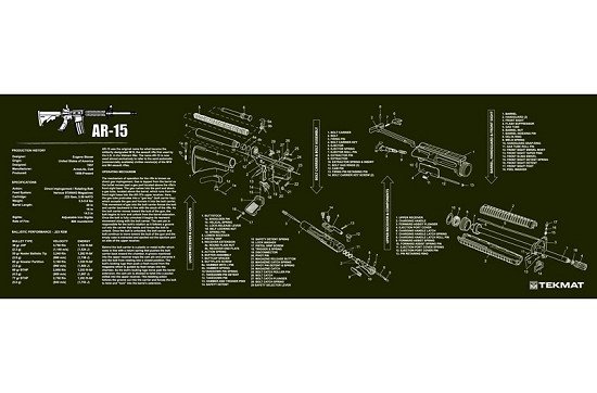 Onderleg Mat AR-15