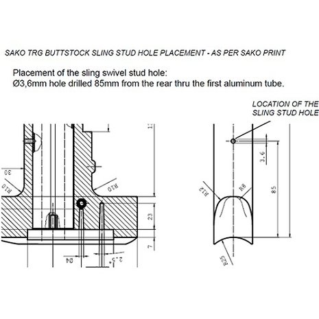 Atlas BT29 Monopod Adapter Sako TRG