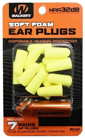 Walker's Foam Ear Plugs